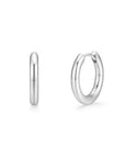 White gold earrings by Iceman Society