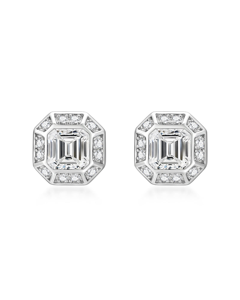 GLACIER BRICK 耳環 White Gold 商品照