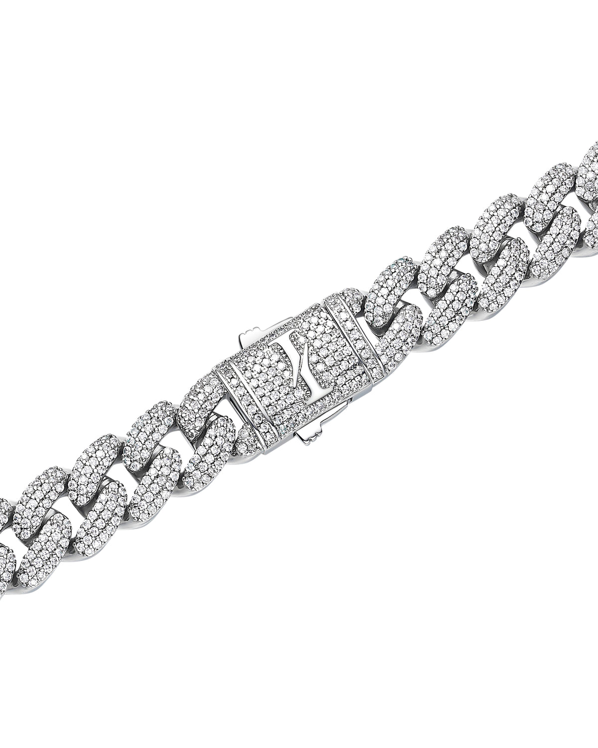 12mm white gold iceman cuban necklace by Iceman Society