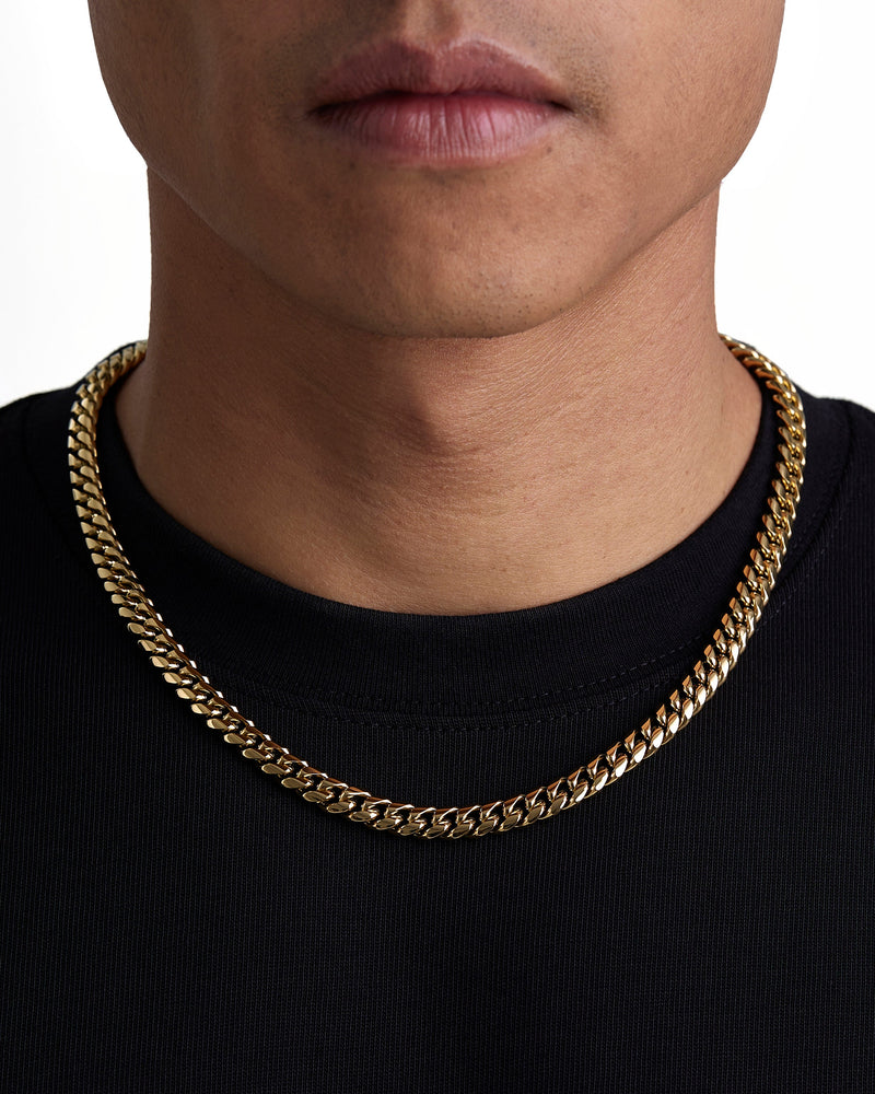 PLAIN SET 8mm 古巴組合 18K Gold 配戴照